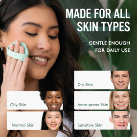 Sud Scrub silicone face scrubber showcasing eco-friendly materials