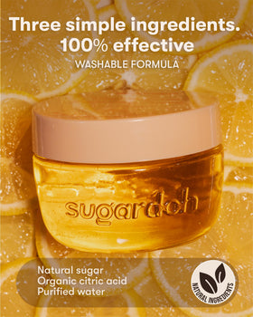 SUGARDOH Sugar Waxing Kit on a bathroom counter