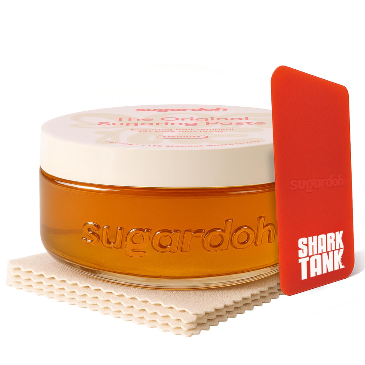 SUGARDOH Sugar Waxing Kit vintage medium jar front view