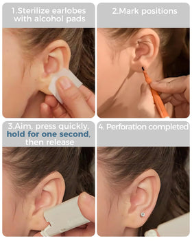 SugarTang Ear Piercing Gun close-up with safety back