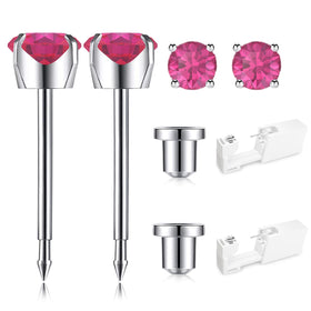 SugarTang Ear Piercing Kit front view with disposable ear piercing gun