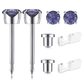 SugarTang Ear Piercing Kit front view with piercing gun and earrings