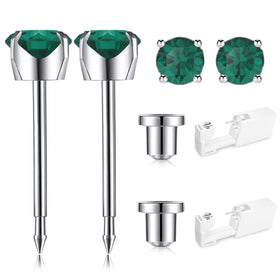 SugarTang Ear Piercing Kit front view with safety back
