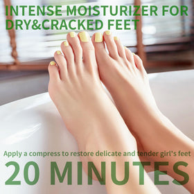 SULADEC Moisturizing Foot Mask with shea butter and goat milk ingredients