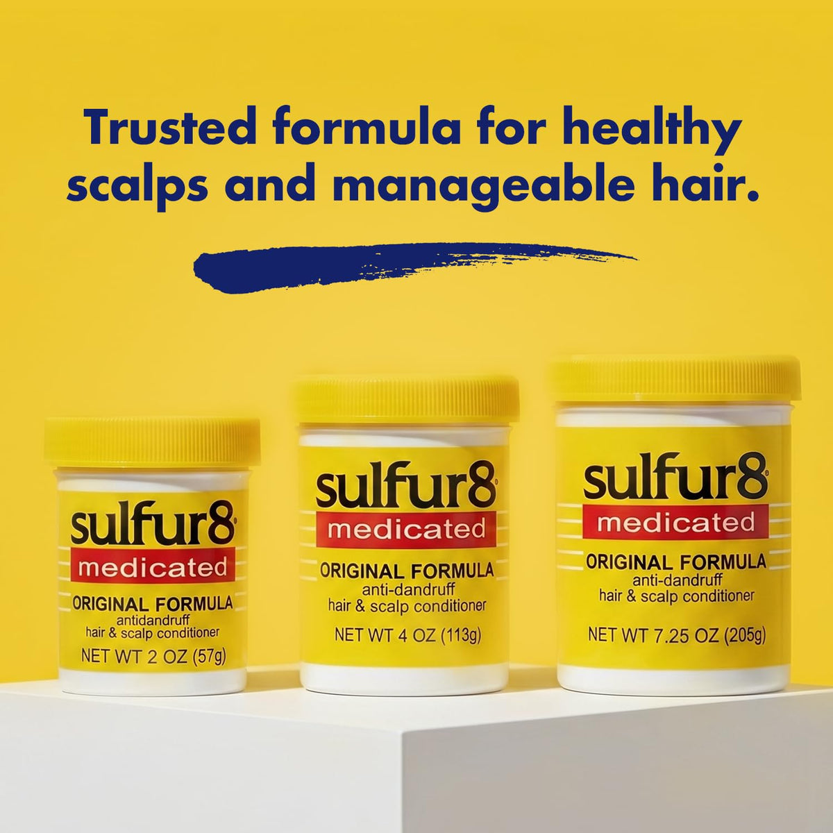 SULFUR8 Anti-Dandruff Conditioner on bathroom shelf