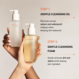 Sulwhasoo Gentle Cleansing Foam on a skincare shelf