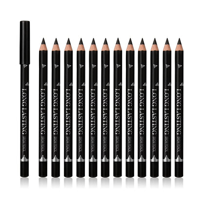 SUMEITANG 12 Pcs Eyebrow Pencil Set with three colours