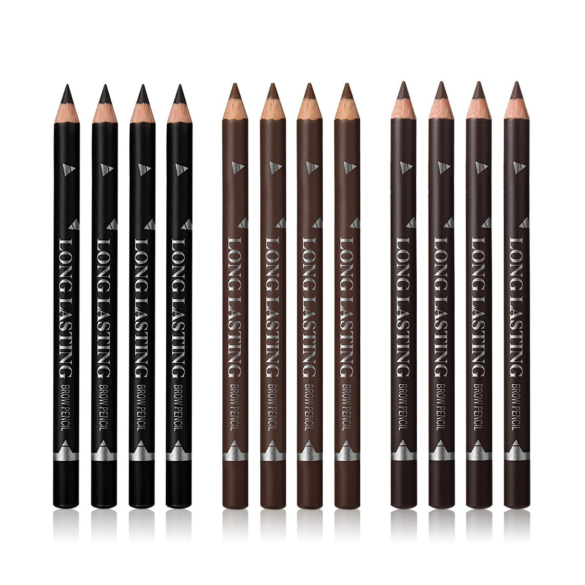 SUMEITANG Eyebrow Pencil Kit 12 pieces in three shades