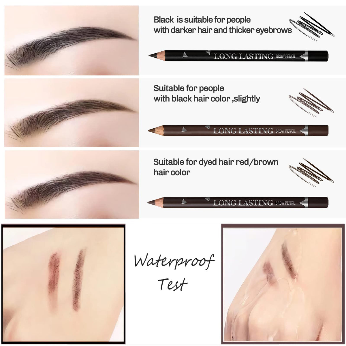 SUMEITANG eyebrow pencil set packaging