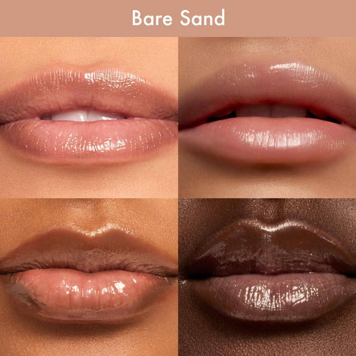 Summer Fridays Dream Lip Oil Bare Sand on lips
