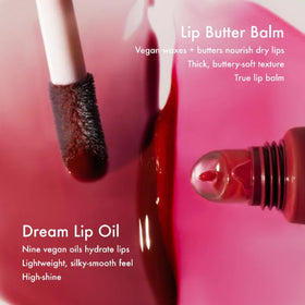 Summer Fridays Dream Lip Oil Midnight Berry lifestyle scene