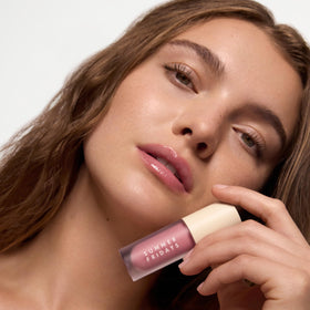 Summer Fridays Dream Lip Oil packaging with ingredients