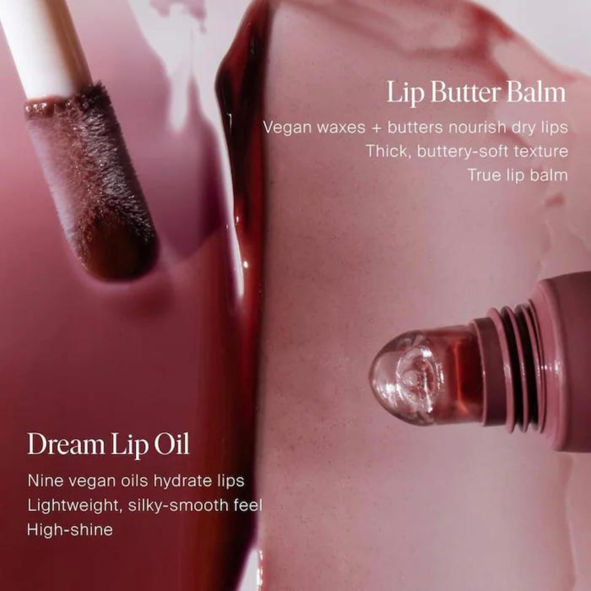 Summer Fridays Dream Lip Oil Rosewood Nights on a vanity