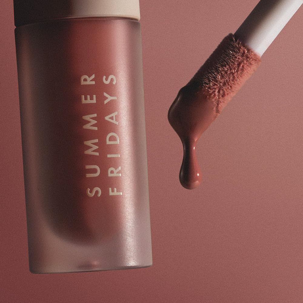 Summer Fridays Dream Lip Oil texture swatch
