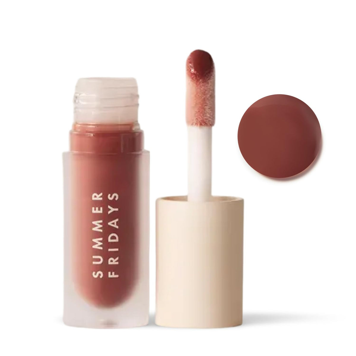 Summer Fridays Dream Lip Oil Warm Beige front view