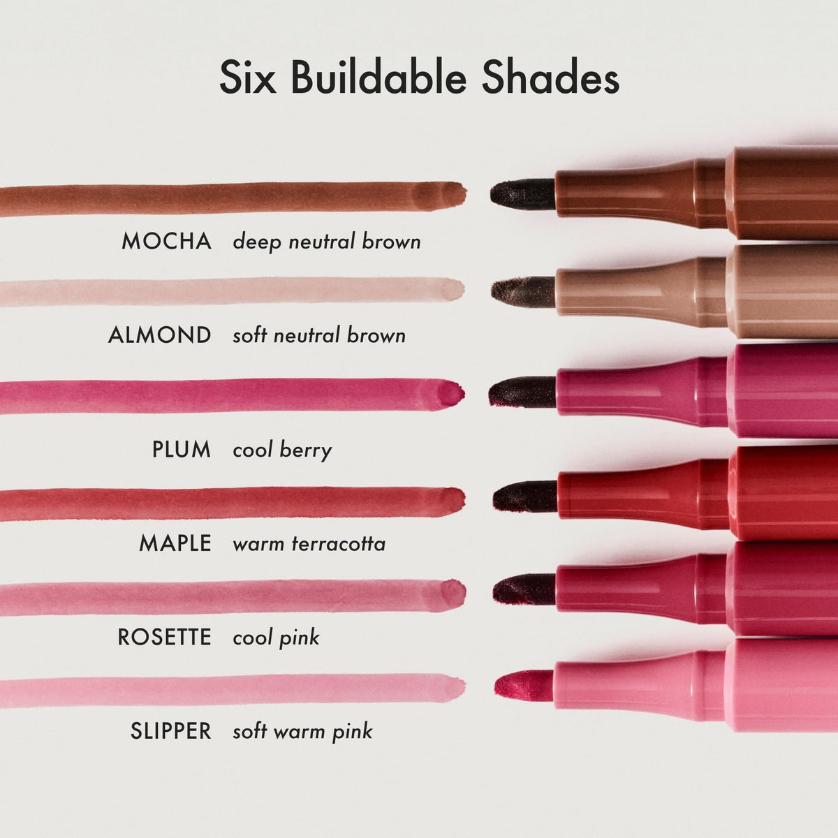Summer Fridays Flushed Lip Stain Maple in natural light