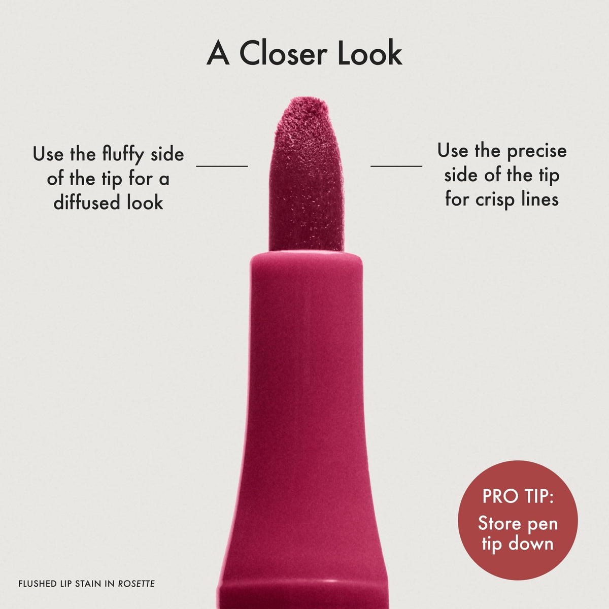 Summer Fridays Flushed Lip Stain Maple with other makeup