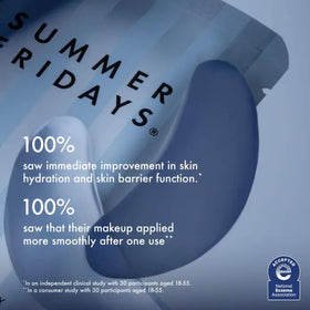Summer Fridays Jet Lag Hydrating Eye Patches in a travel setting