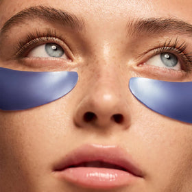 Summer Fridays Jet Lag Hydrating Eye Patches in travel-friendly packaging