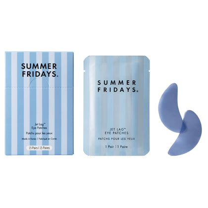 Summer Fridays Jet Lag Hydrating Eye Patches packaging front view