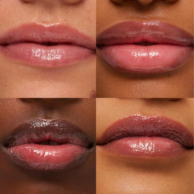 Summer Fridays Lip Butter Balm applied over lipstick
