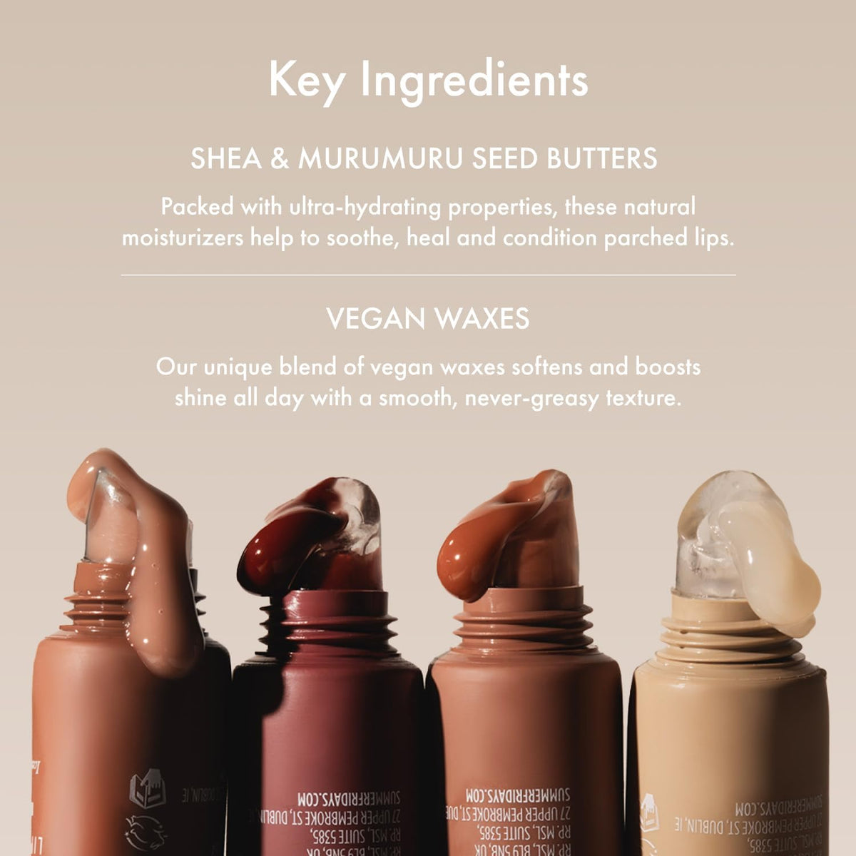 Summer Fridays Lip Butter Balm in a beauty routine setting