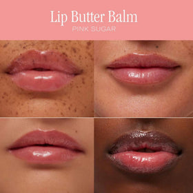 Summer Fridays Lip Butter Balm Set on a vanity