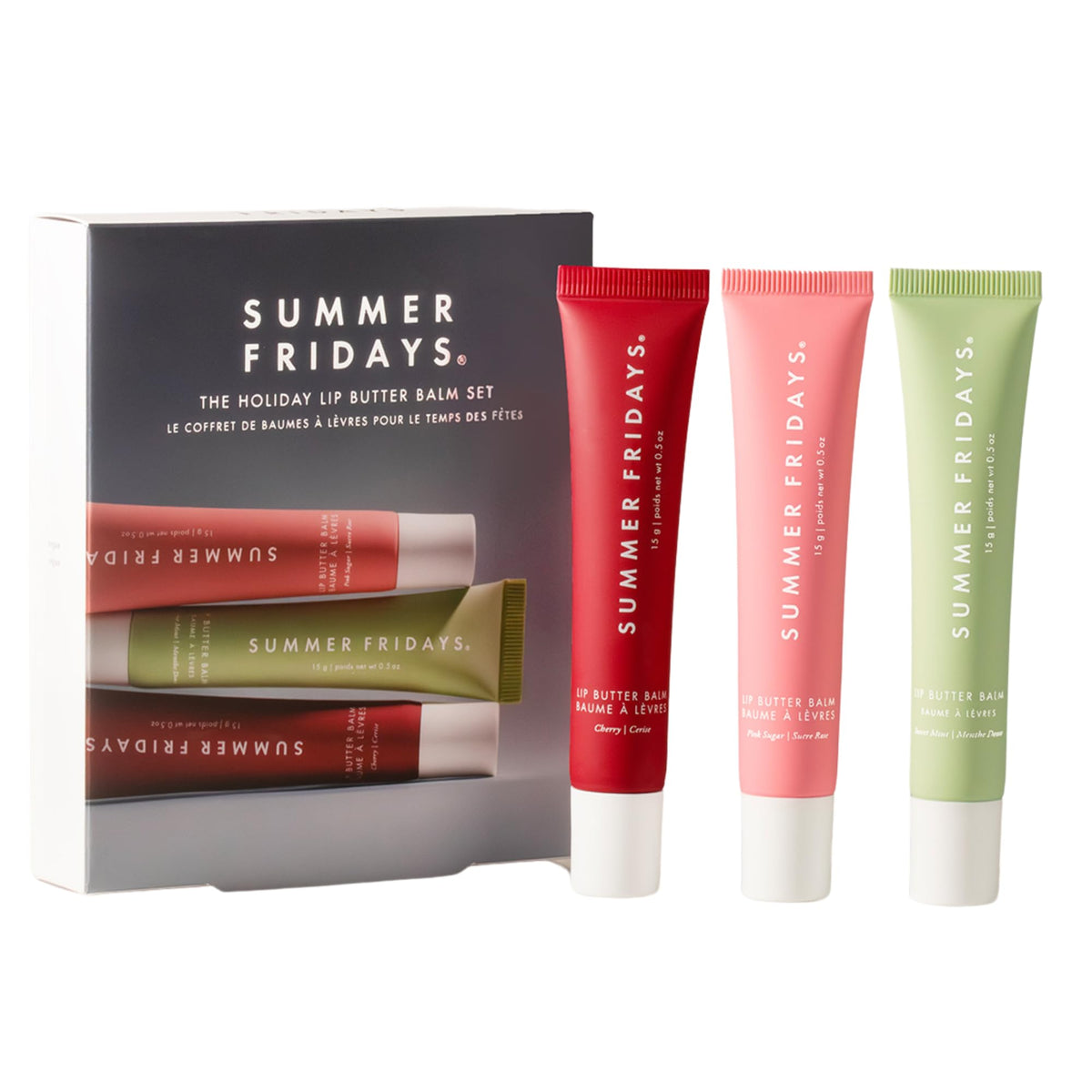 Summer Fridays Lip Butter Balm Set packaging front view