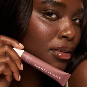 Summer Fridays Lip Butter Balm side view showing product size
