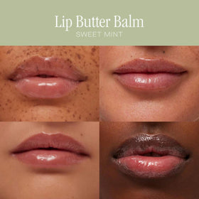 Summer Fridays Lip Butter Balm texture on a fingertip