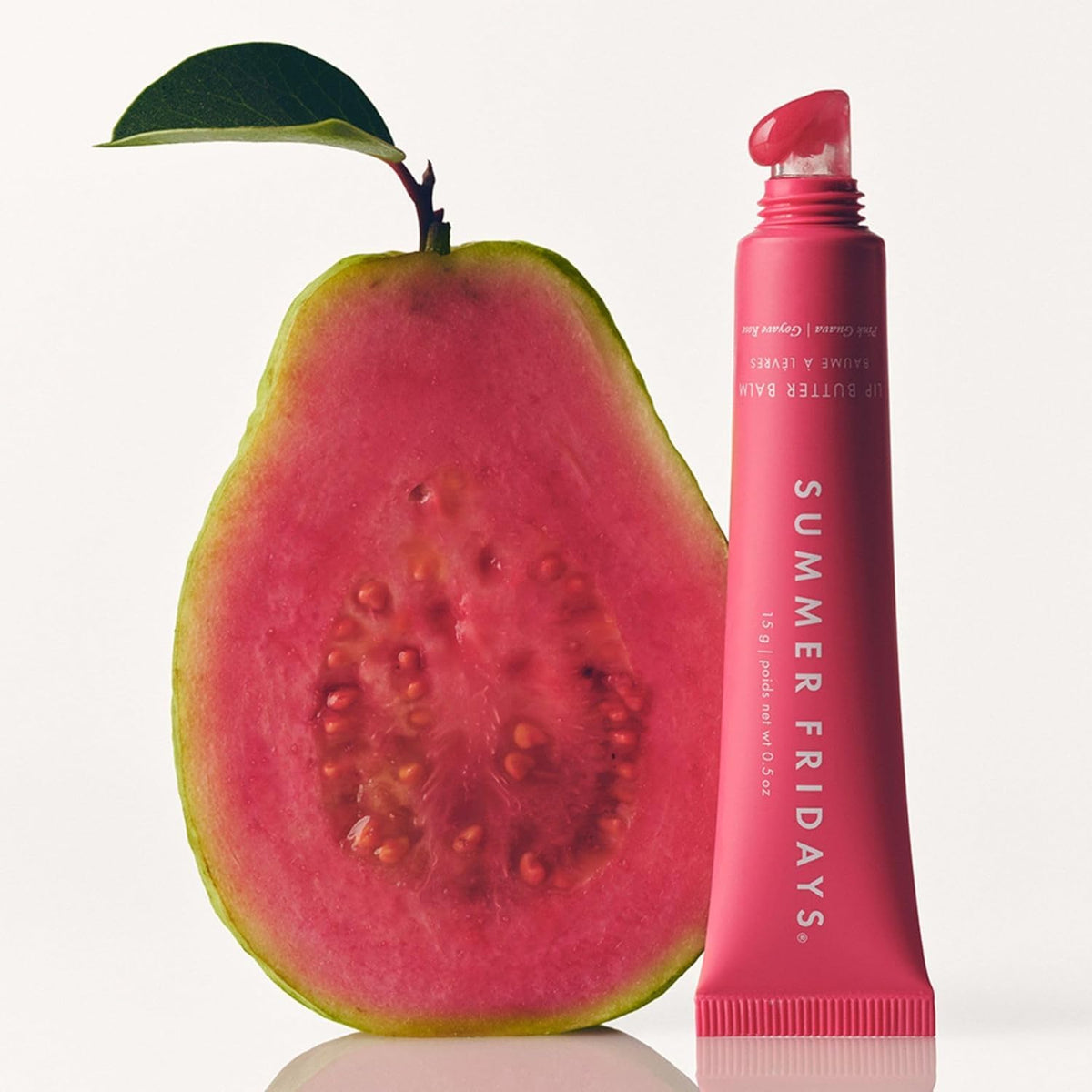 Summer Fridays Lip Butter Balm with swatch on lips