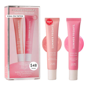 Summer Fridays Tinted Lip Butter Balm Duo Gift Set packaging front view