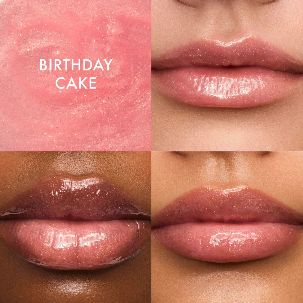 Summer Fridays Tinted Lip Butter Balm Duo Gift Set with a pink background