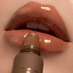 Summer Fridays Tinted Lip Butter Balm Hot Cocoa open tube