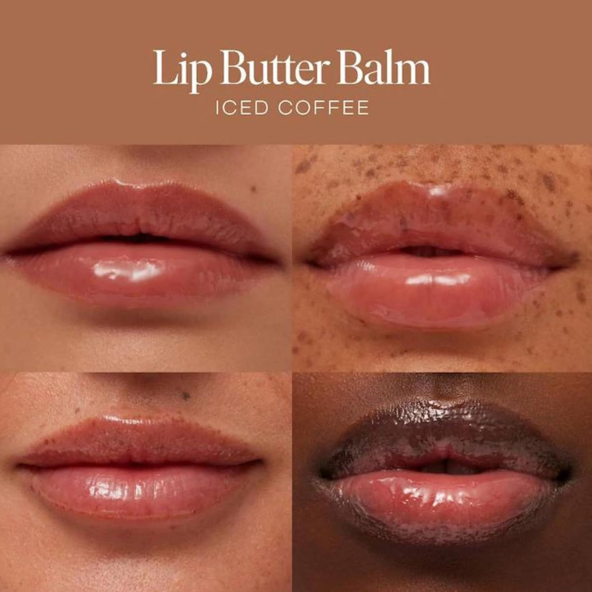 Summer Fridays Tinted Lip Butter Balm Iced Coffee application