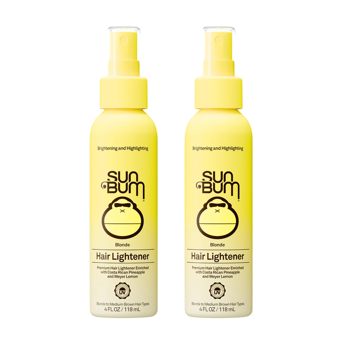 Sun Bum Blonde Hair Lightener 2 Pack front view