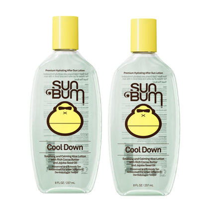 Sun Bum Cool Down Aloe Vera Gel 8 oz front view with packaging