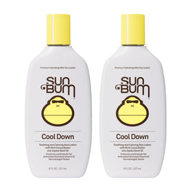 Sun Bum Cool Down Aloe Vera Lotion 2 pack front view