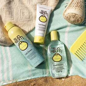 Sun Bum Cool Down Aloe Vera Lotion ingredients close-up