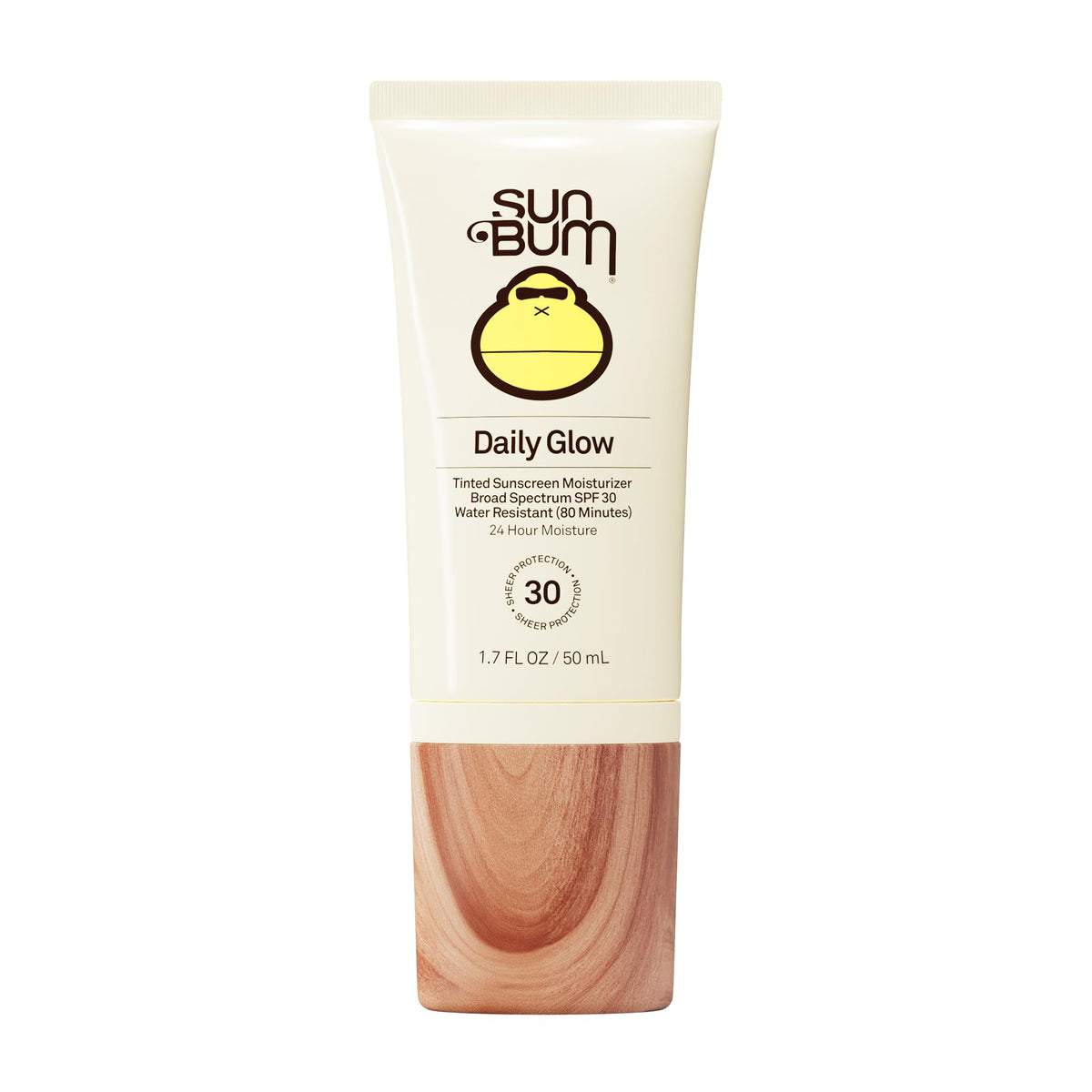 Sun Bum Daily Glow Tinted Face Sunscreen Lotion 1.7 oz front view