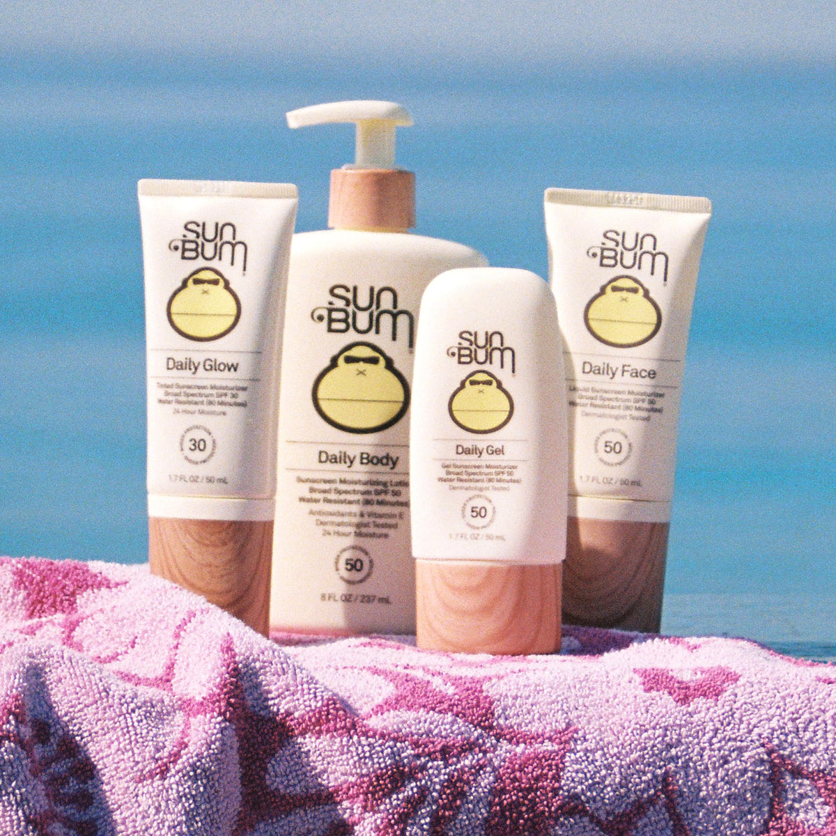 Sun Bum Daily SPF 50 Face Sunscreen Lotion application on skin