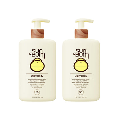 Sun Bum Daily SPF 50 Sunscreen Body Lotion front view, 8 oz