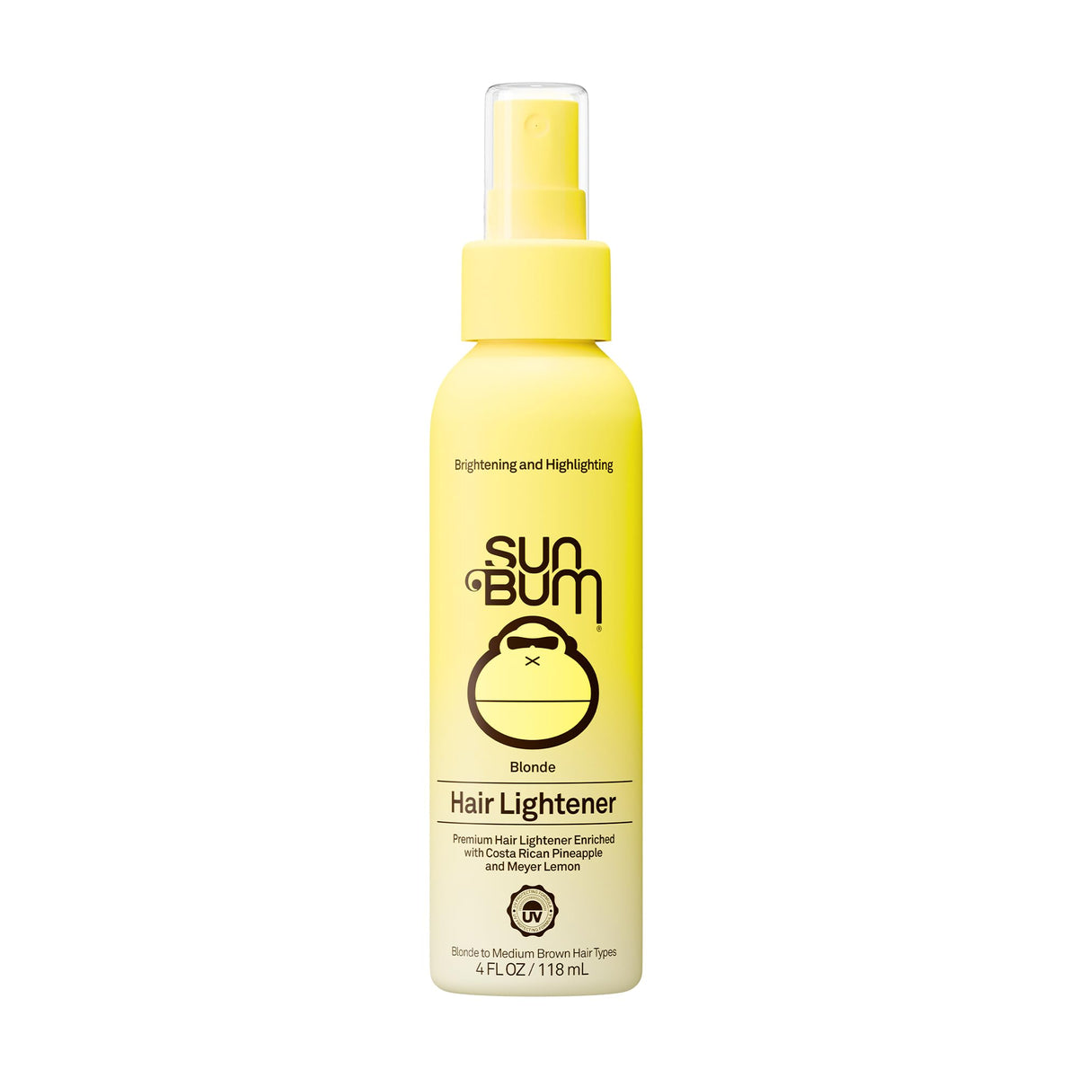 Sun Bum Hair Lightener Spray 4 oz front view