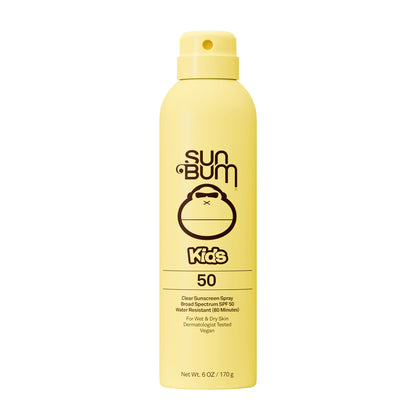Sun Bum Kids SPF 50 Clear Sunscreen Body Spray front view