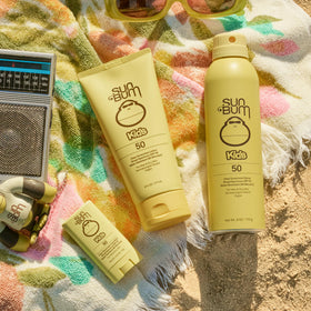 Sun Bum Kids SPF 50 Clear Sunscreen Body Spray side view