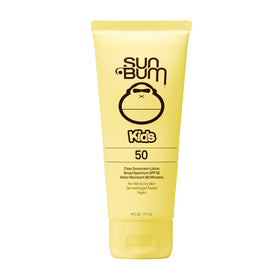 Sun Bum Kids SPF 50 Clear Sunscreen Lotion front view 6 oz