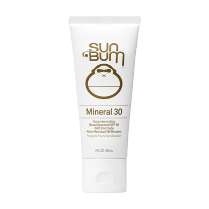 Sun Bum Mineral SPF 30 Sunscreen Body Lotion 3 oz front view