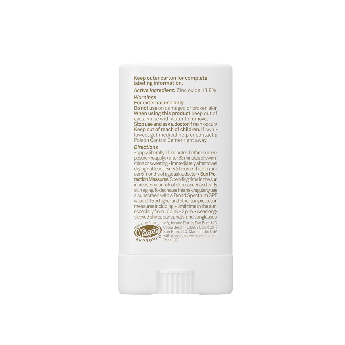Sun Bum Mineral SPF 50 Face Stick Sunscreen lifestyle scene outdoors