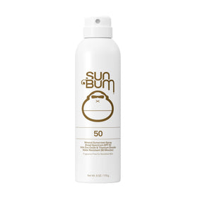 Sun Bum Mineral SPF 50 Sunscreen Body Spray 6 oz front view
