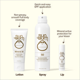 Sun Bum Mineral SPF 50 Sunscreen Body Spray 6 oz side view
